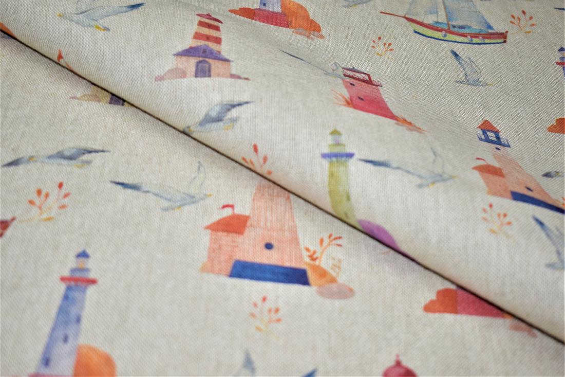 Natural Saling Printed Digital Canvas Fabric