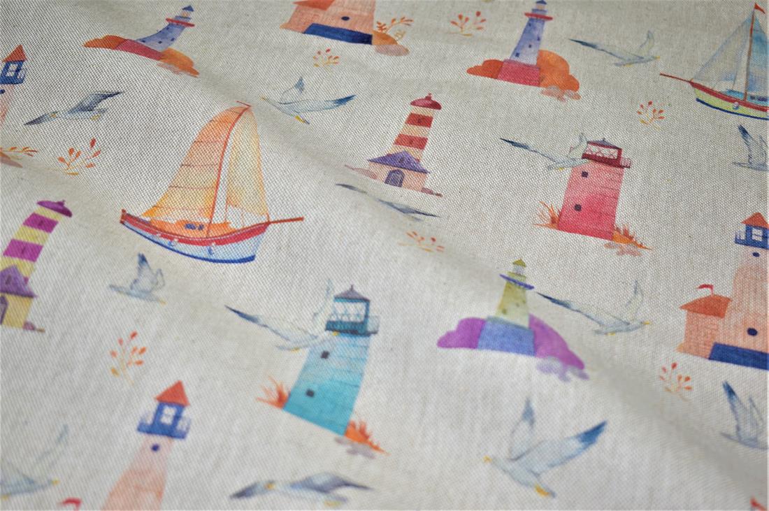 Natural Saling Printed Digital Canvas Fabric