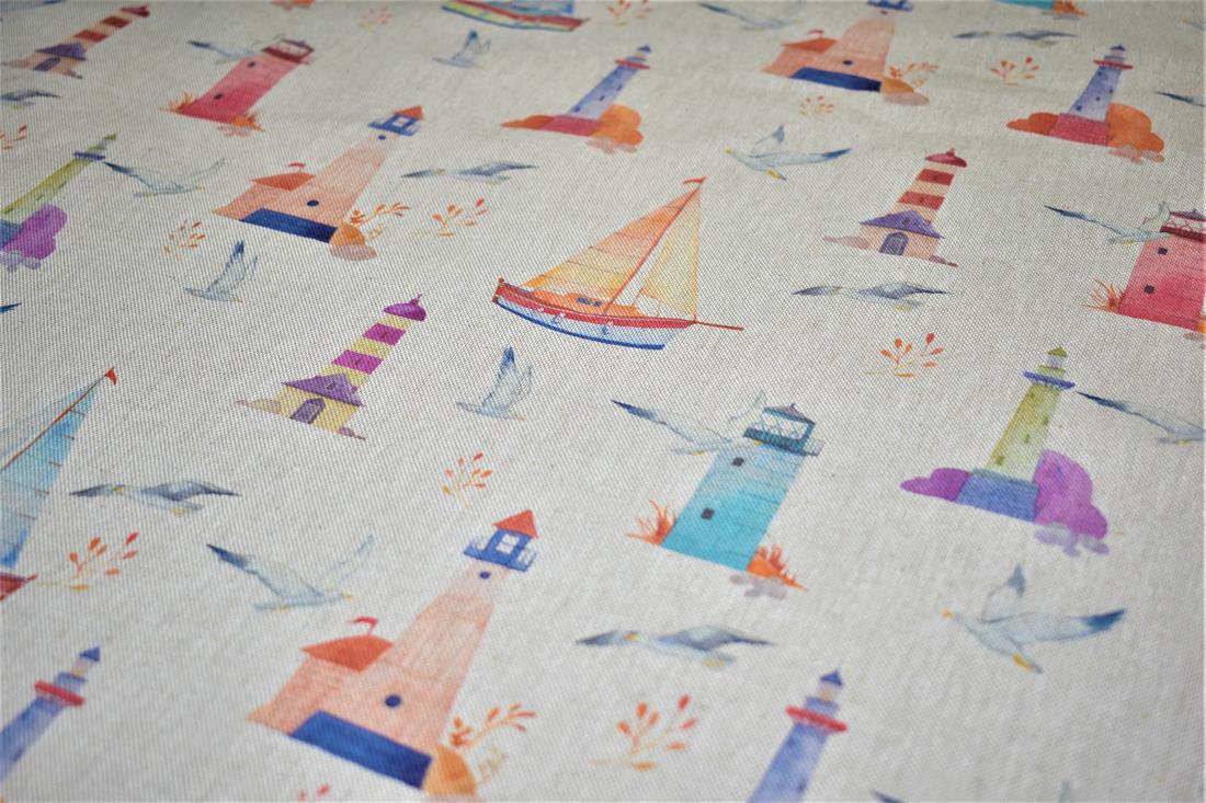 Natural Saling Printed Digital Canvas Fabric