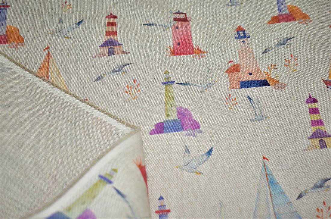 Natural Saling Printed Digital Canvas Fabric