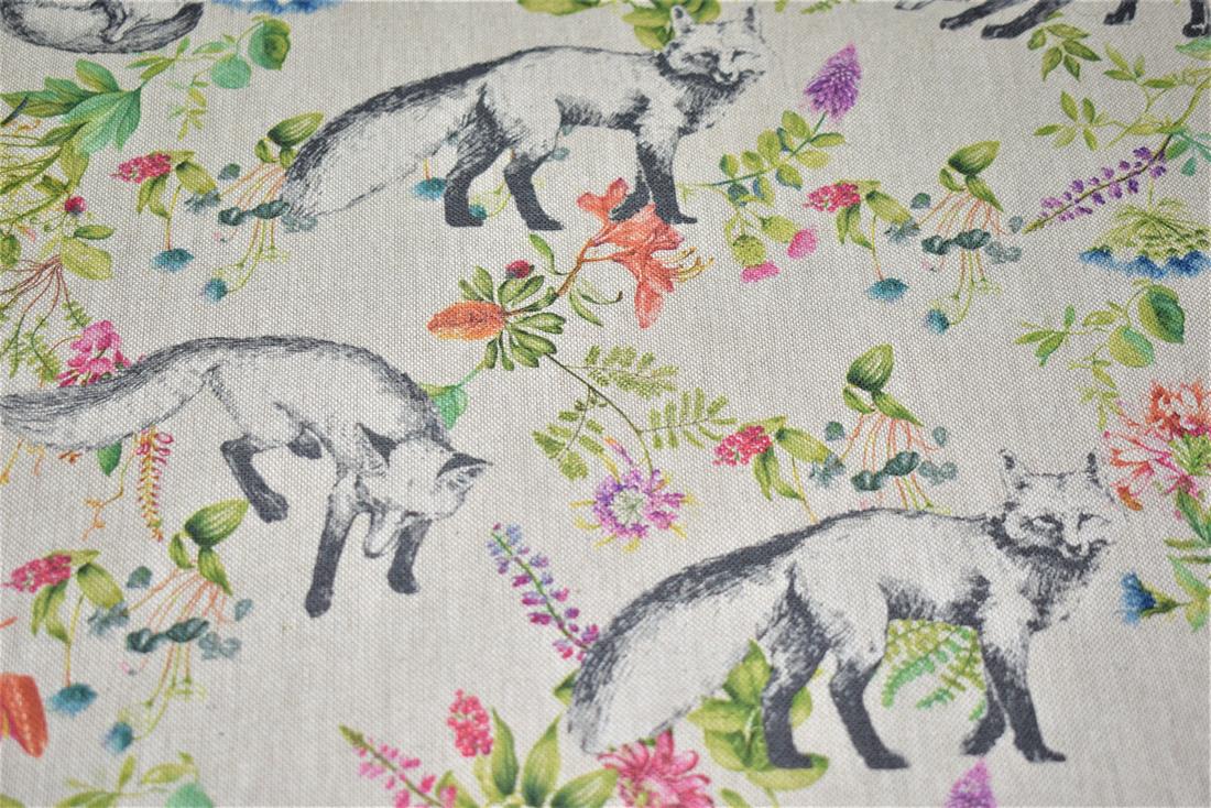 Natural Bontanical Fox Cotton Rich Linen