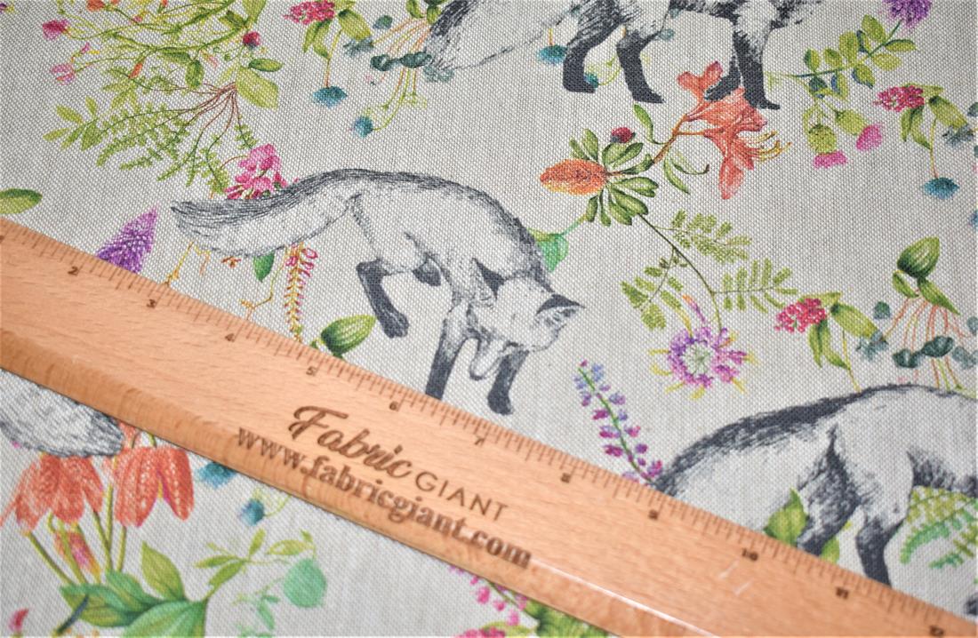 Natural Bontanical Fox Cotton Rich Linen