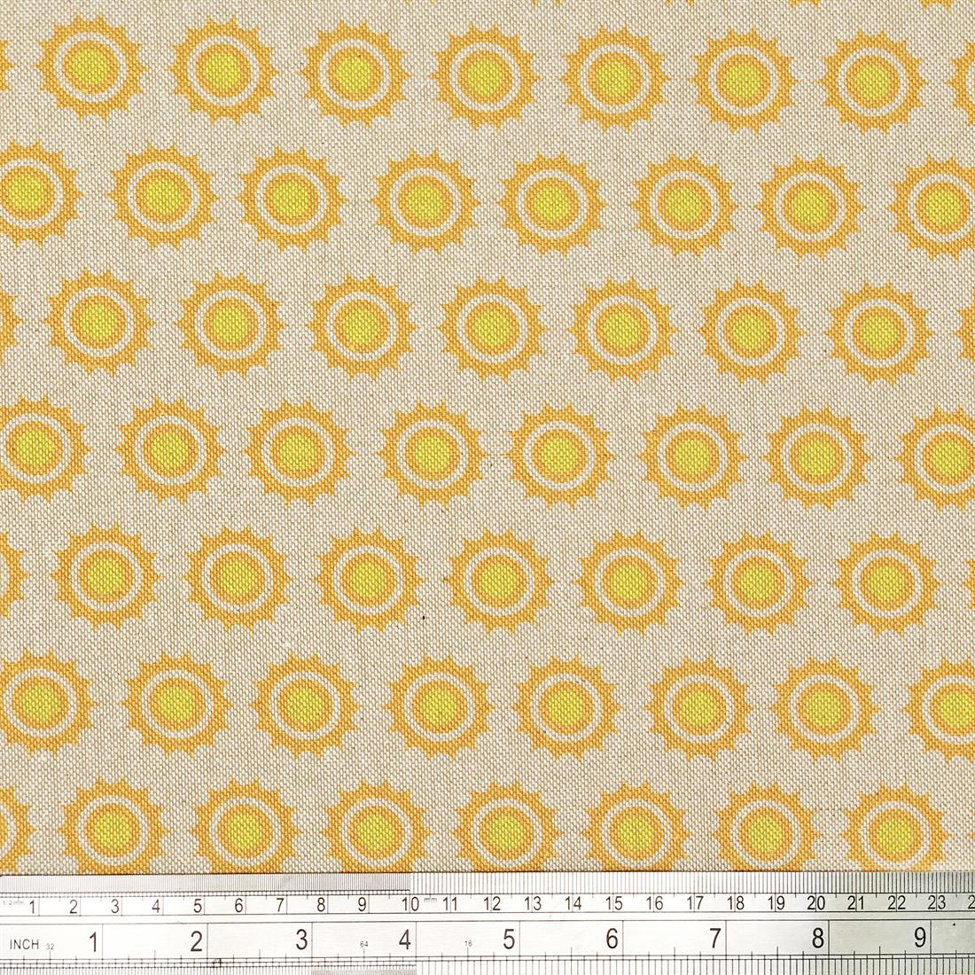 Natural Sunshine Printed Digital Canvas Fabric
