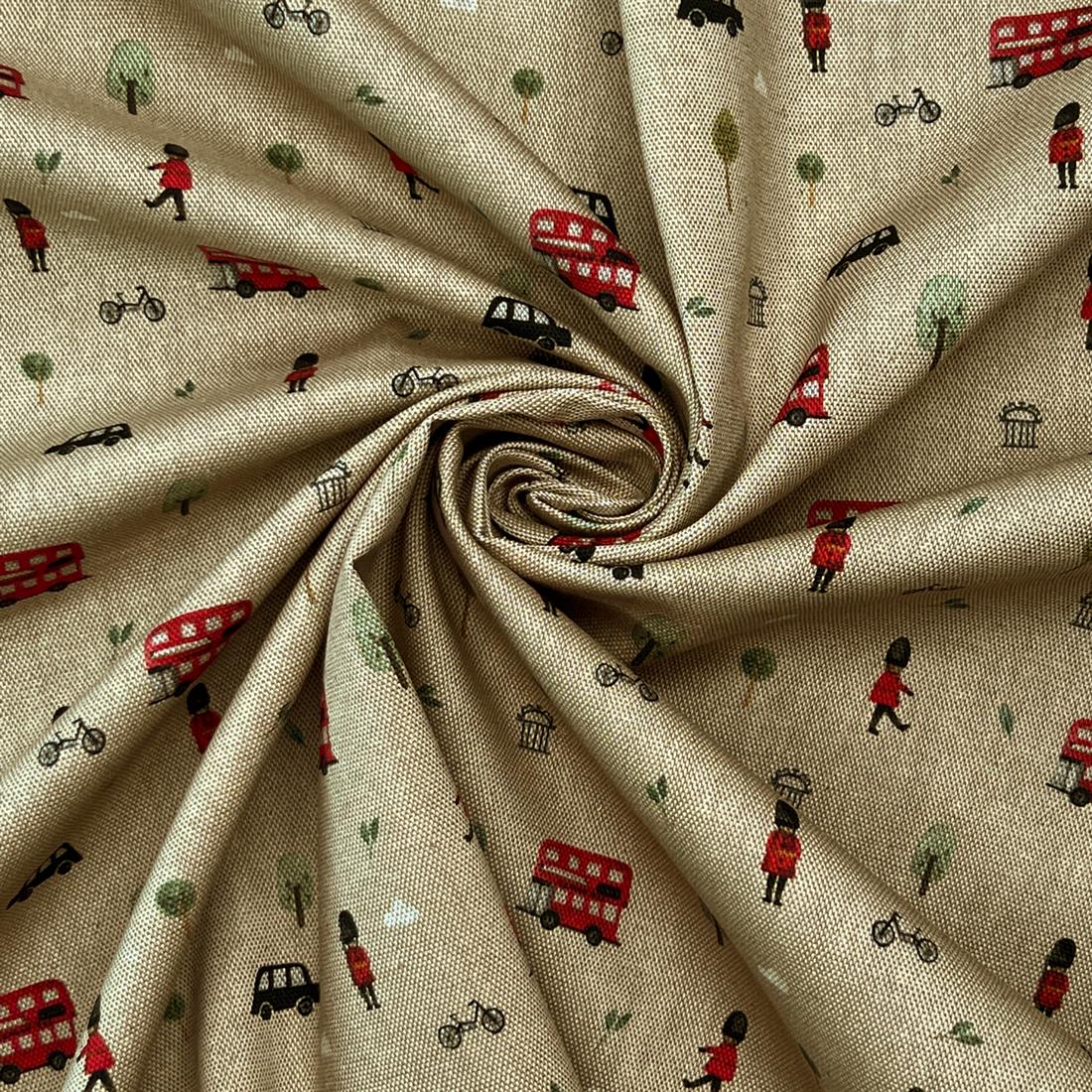 Little Big London Printed Pure Panama Fabric