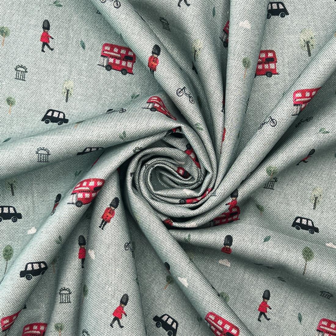 Little Big London Printed Pure Panama Fabric