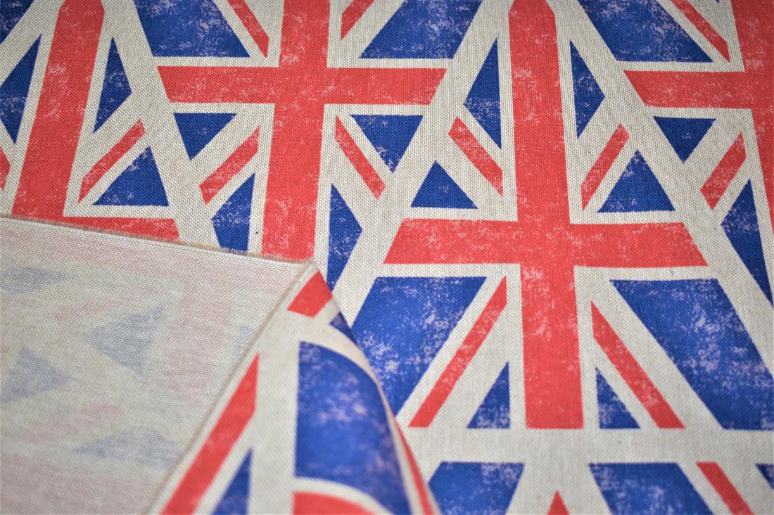 Blue & Red Union Jack Canvas