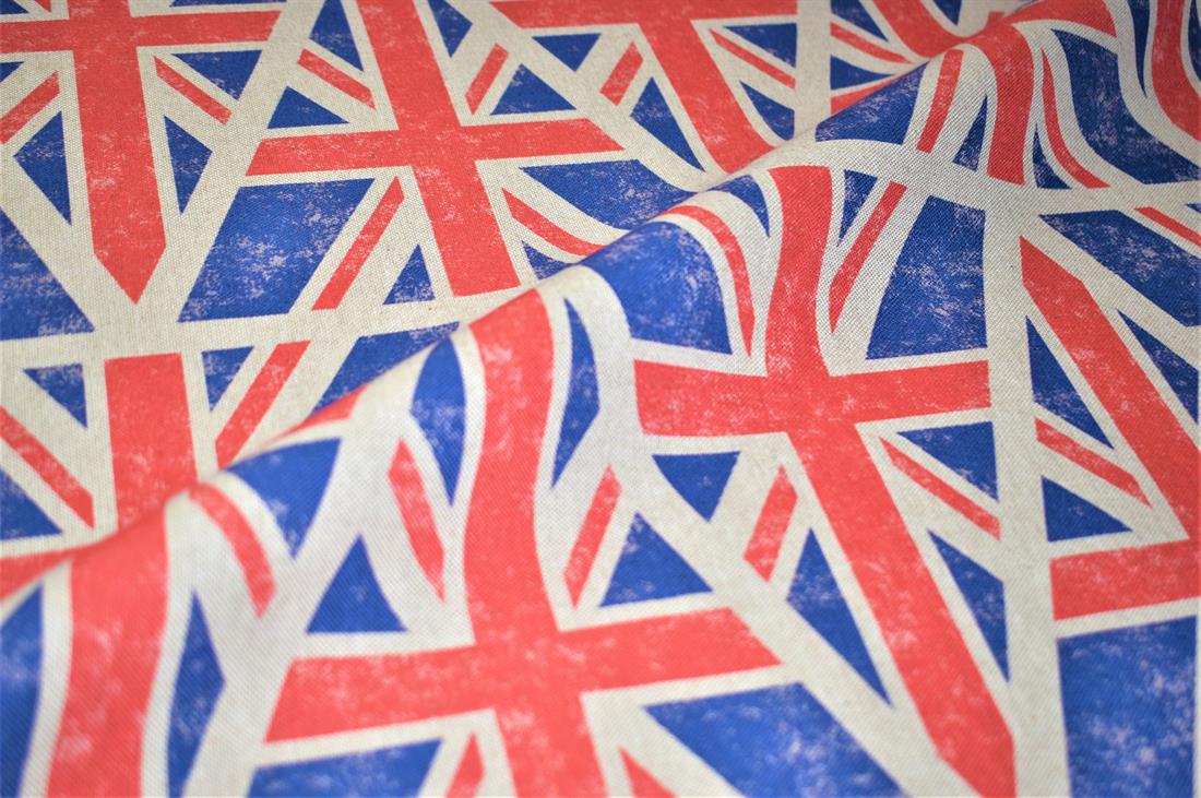 Blue & Red Union Jack Canvas