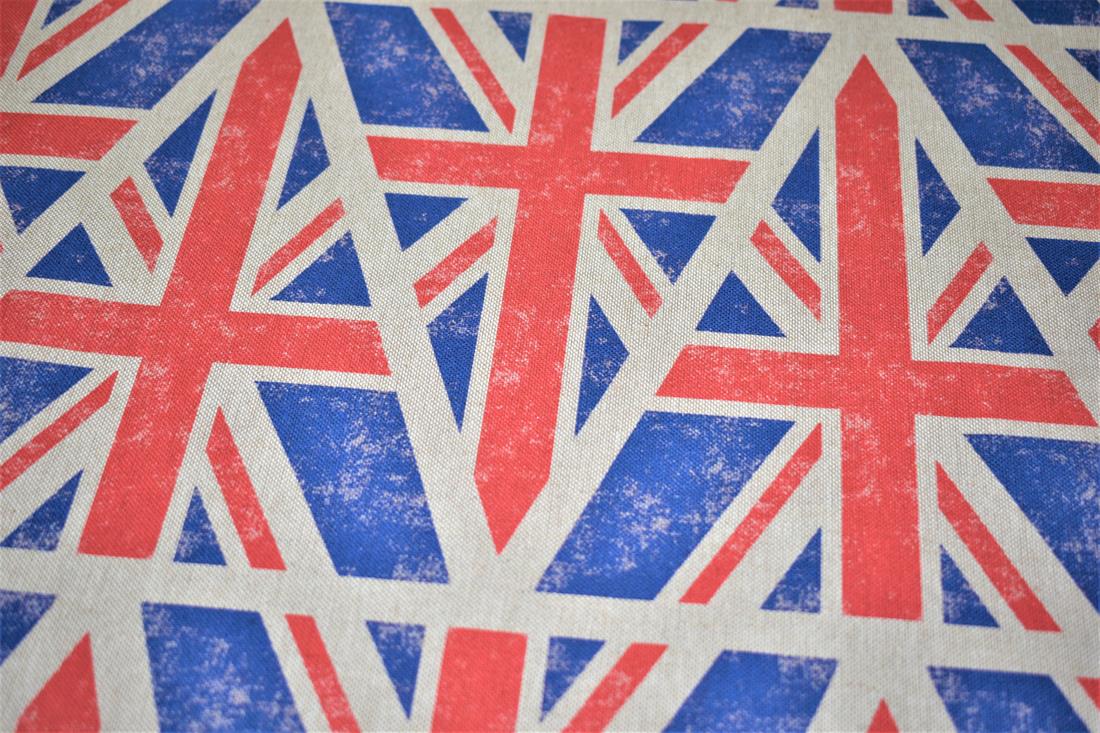 Blue & Red Union Jack Canvas