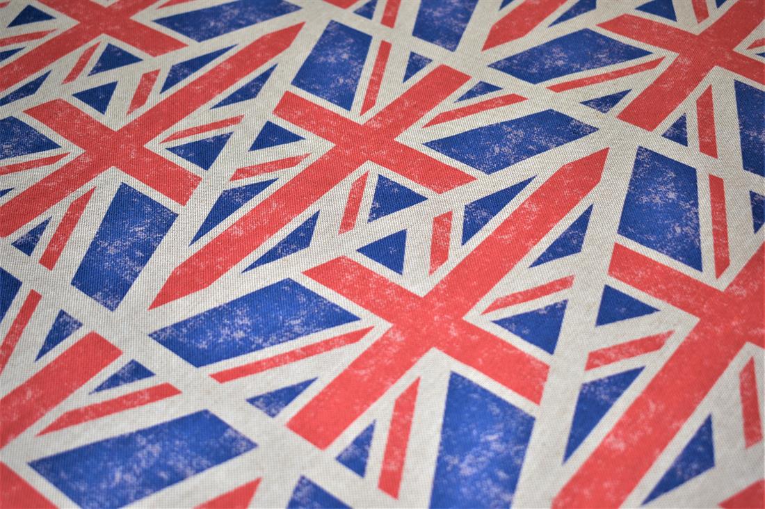 Blue & Red Union Jack Canvas