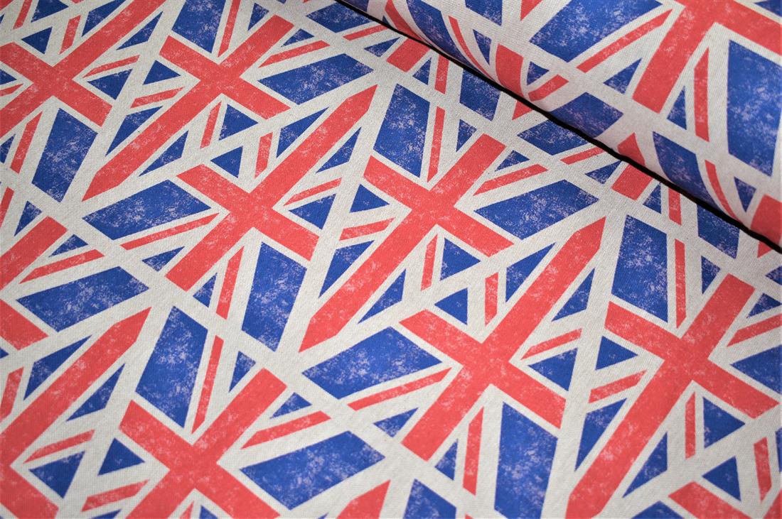 Blue & Red Union Jack Canvas