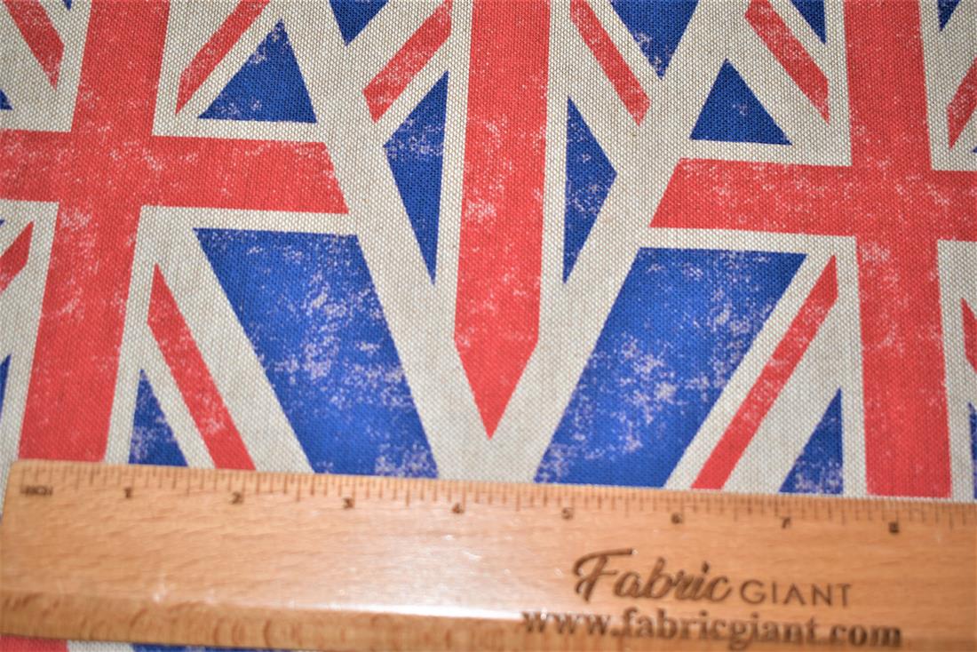 Blue & Red Union Jack Canvas
