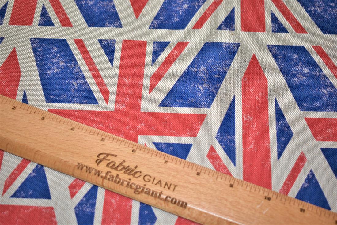 Blue & Red Union Jack Canvas