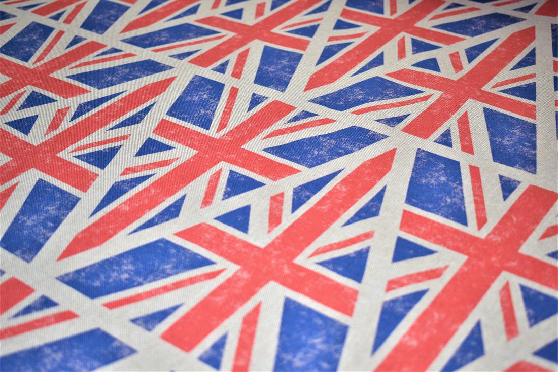 Blue & Red Union Jack Canvas