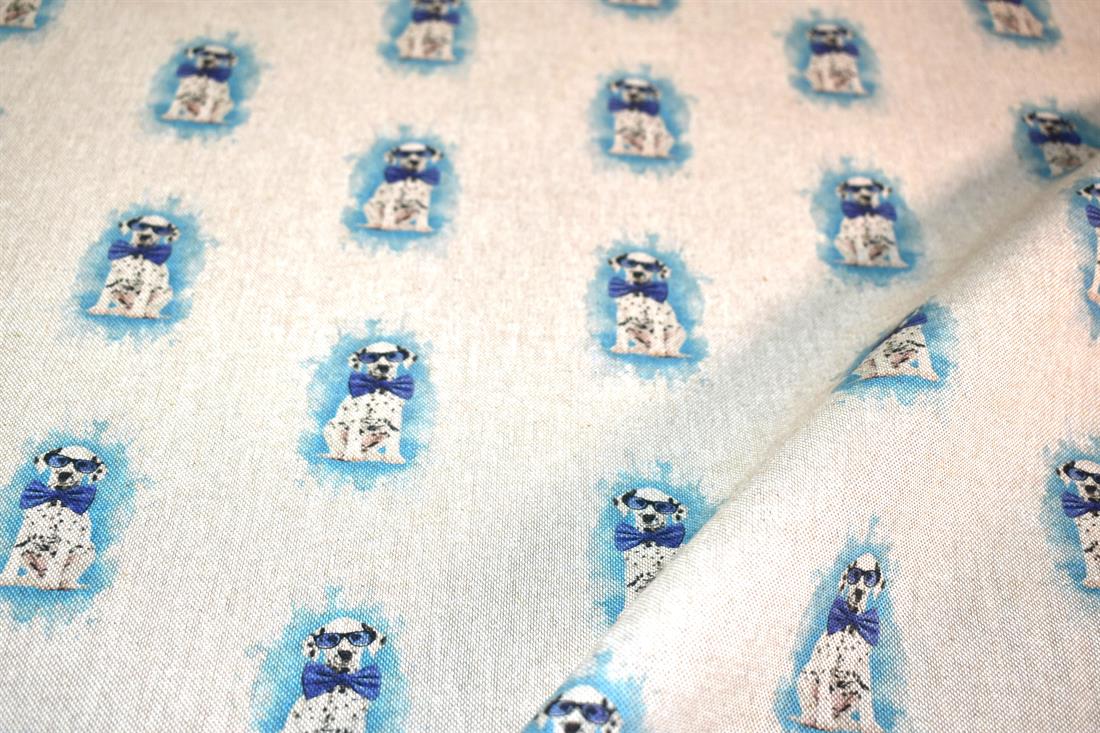 Natural Printed Digital Canvas Fabric