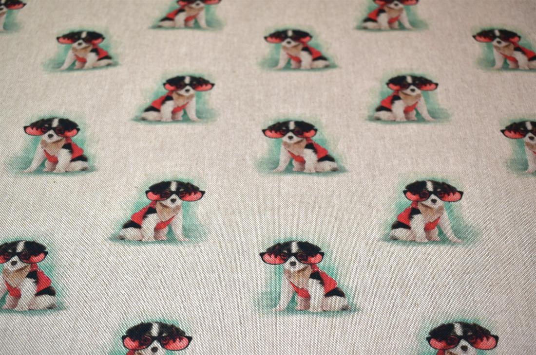 Natural Printed Digital Canvas Fabric