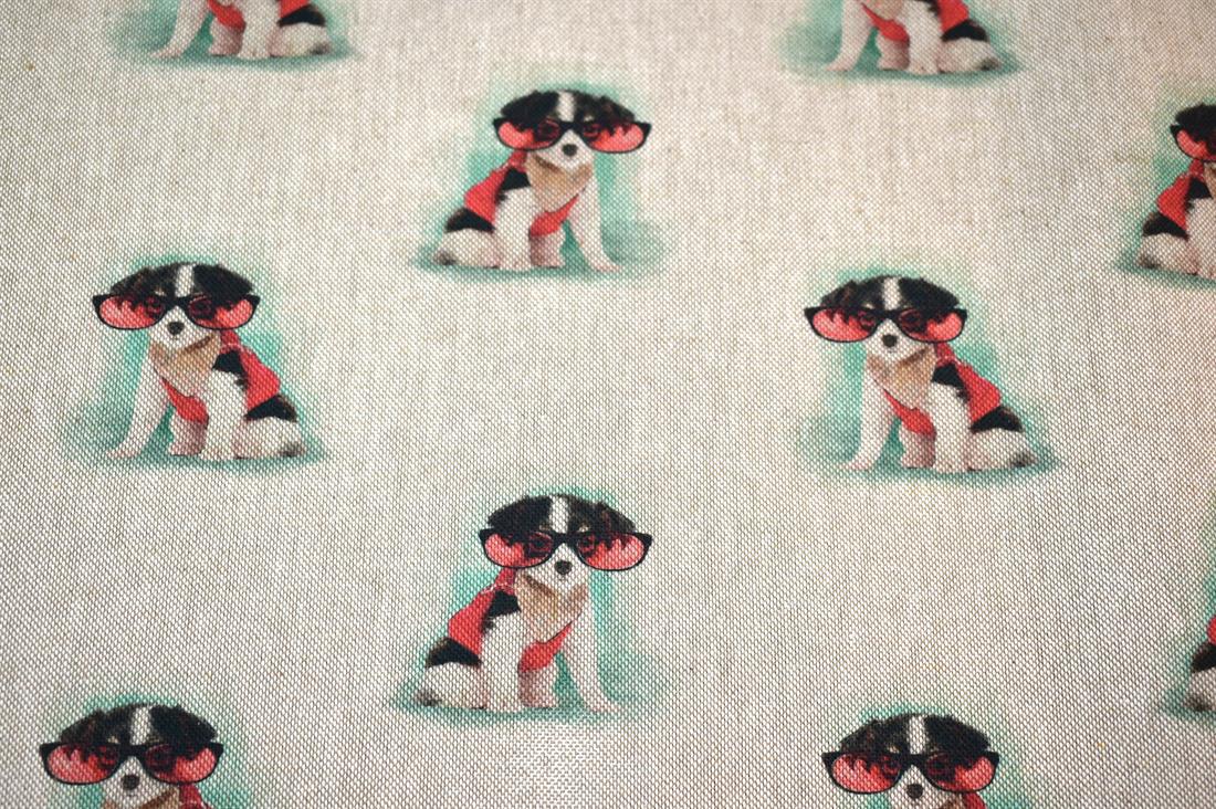 Natural Printed Digital Canvas Fabric