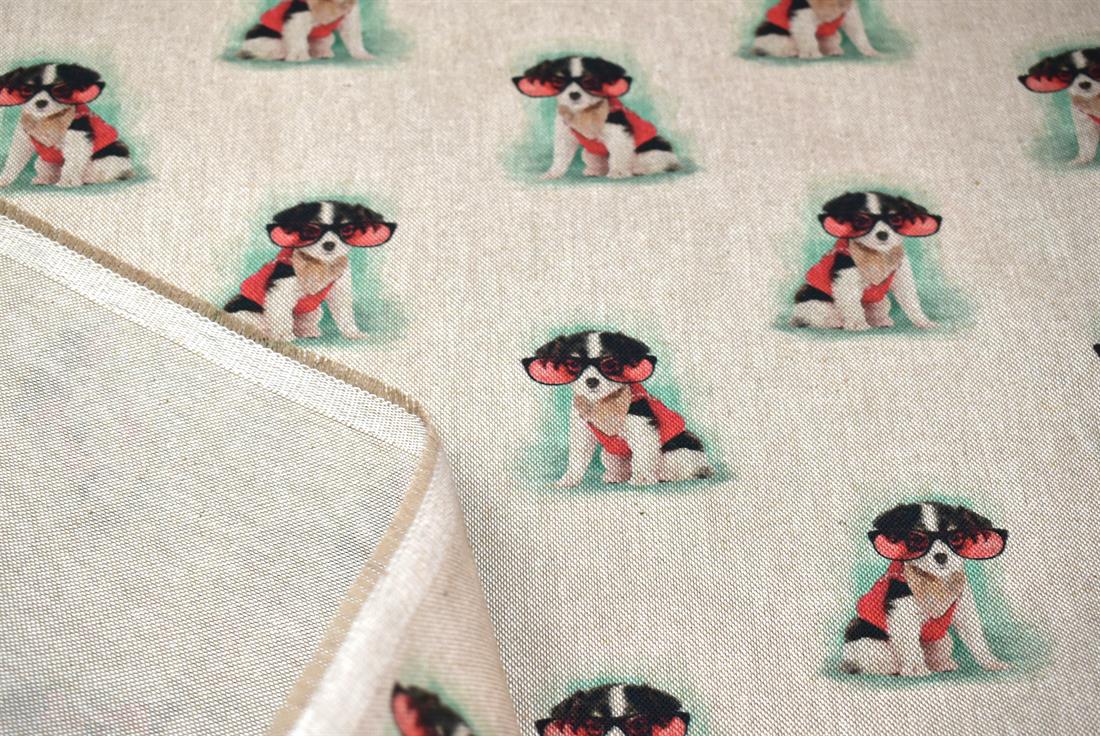 Natural Printed Digital Canvas Fabric
