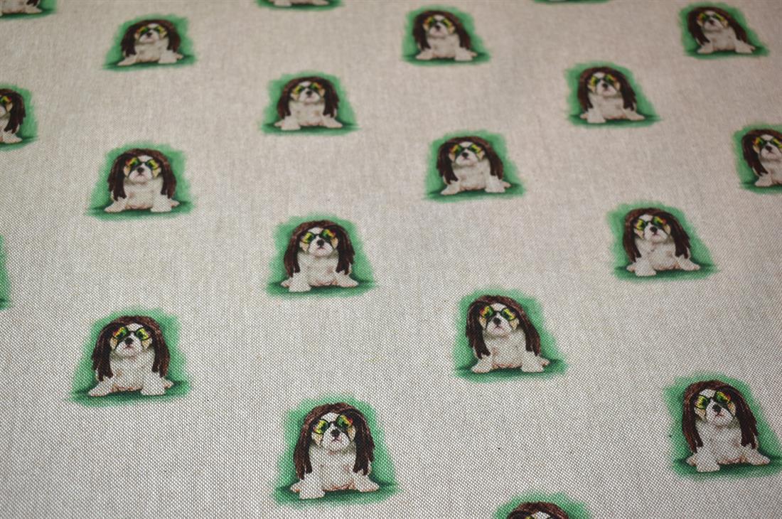 Natural Printed Digital Canvas Fabric