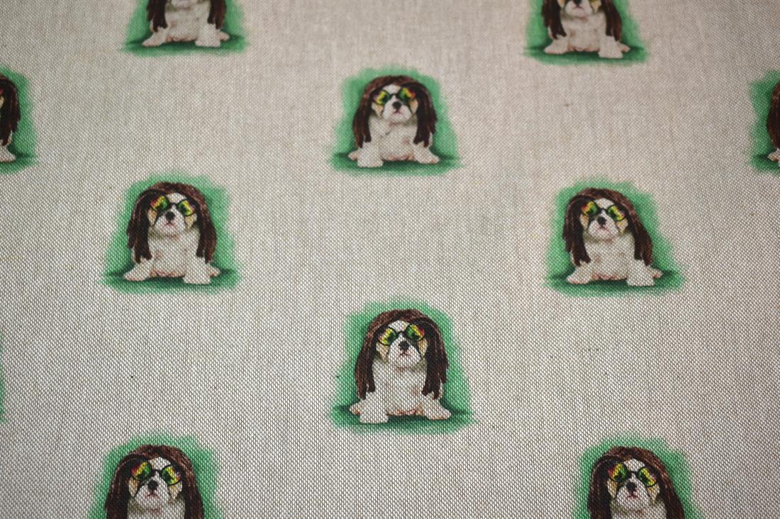 Natural Printed Digital Canvas Fabric