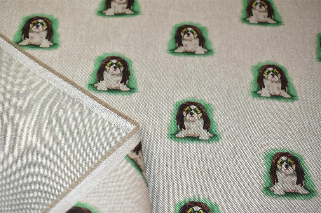Natural Printed Digital Canvas Fabric