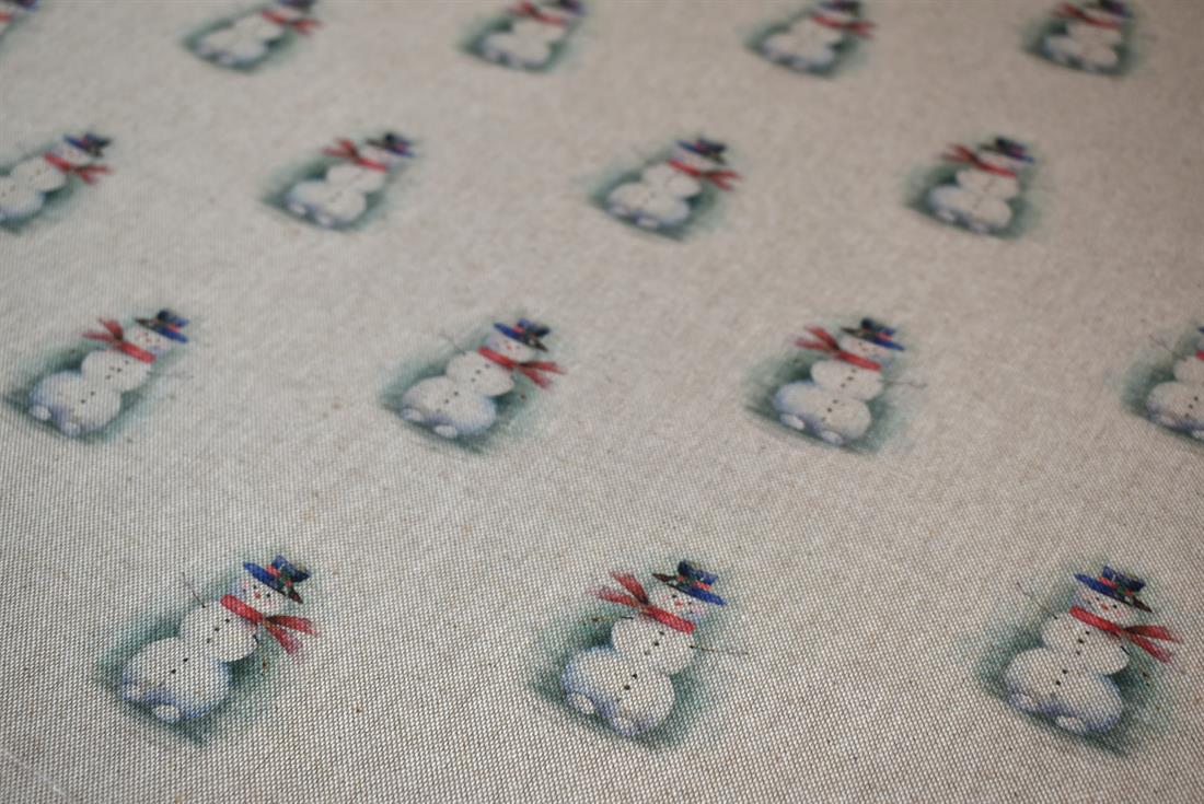 Natural Printed Digital Canvas Fabric