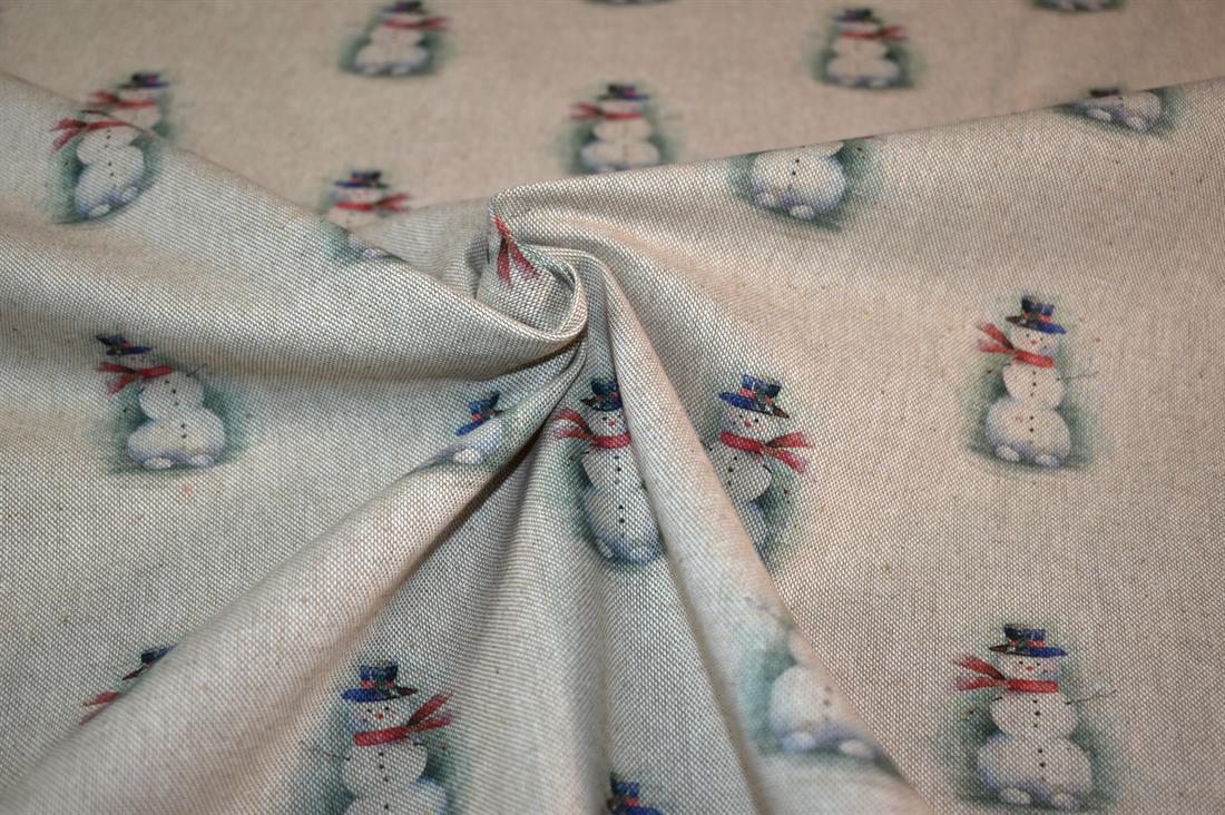 Natural Printed Digital Canvas Fabric