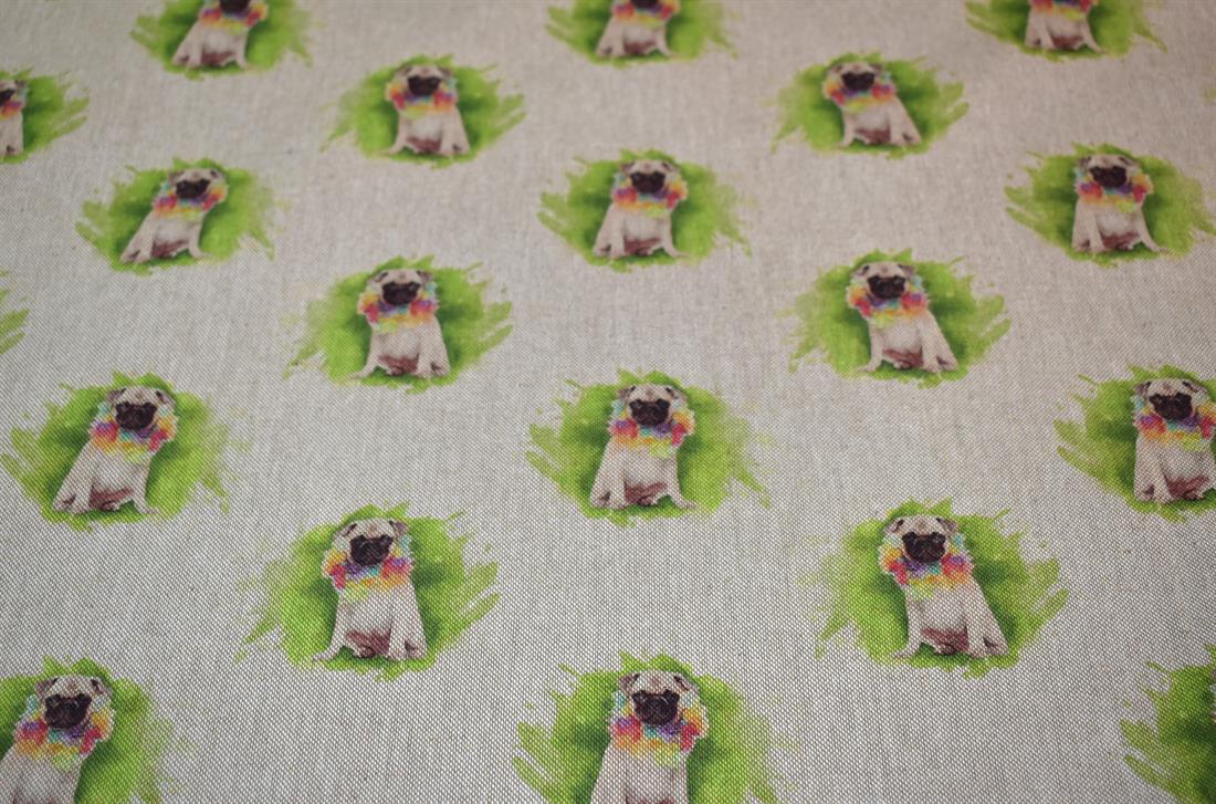 Natural Printed Digital Canvas Fabric