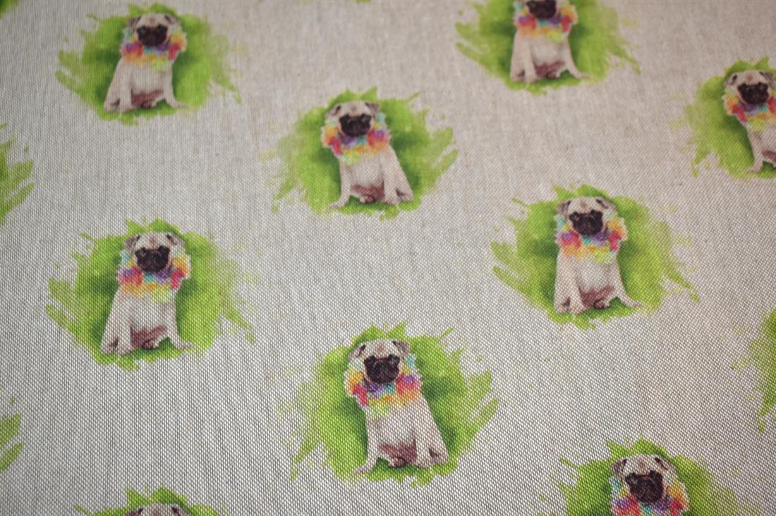 Natural Printed Digital Canvas Fabric