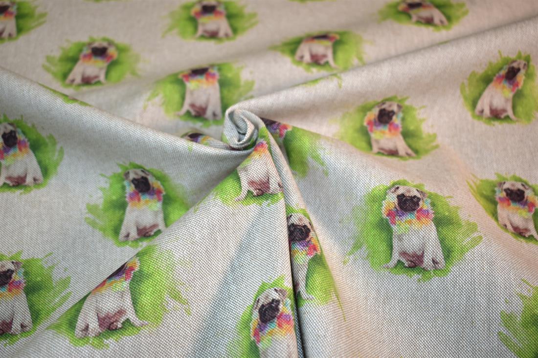 Natural Printed Digital Canvas Fabric