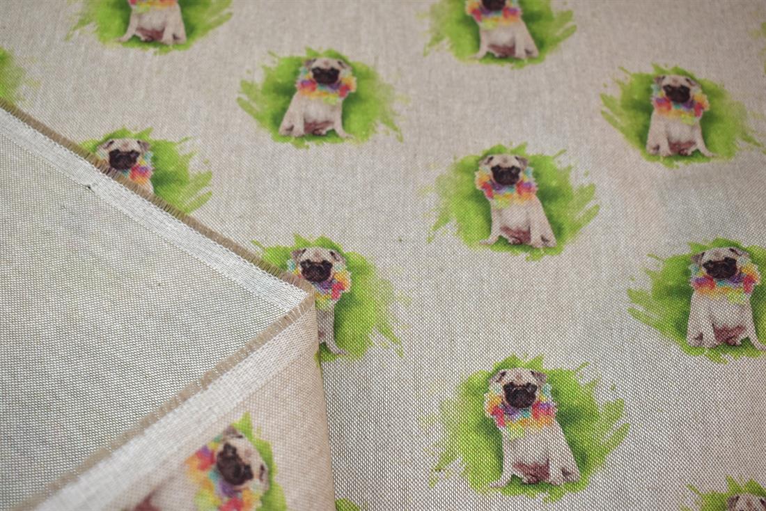 Natural Printed Digital Canvas Fabric