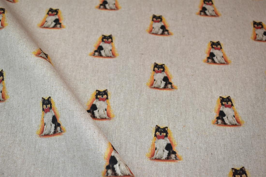 Natural Printed Digital Canvas Fabric