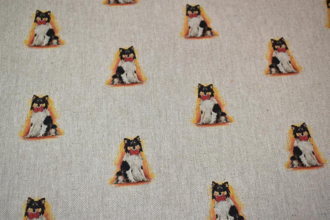 Natural Printed Digital Canvas Fabric