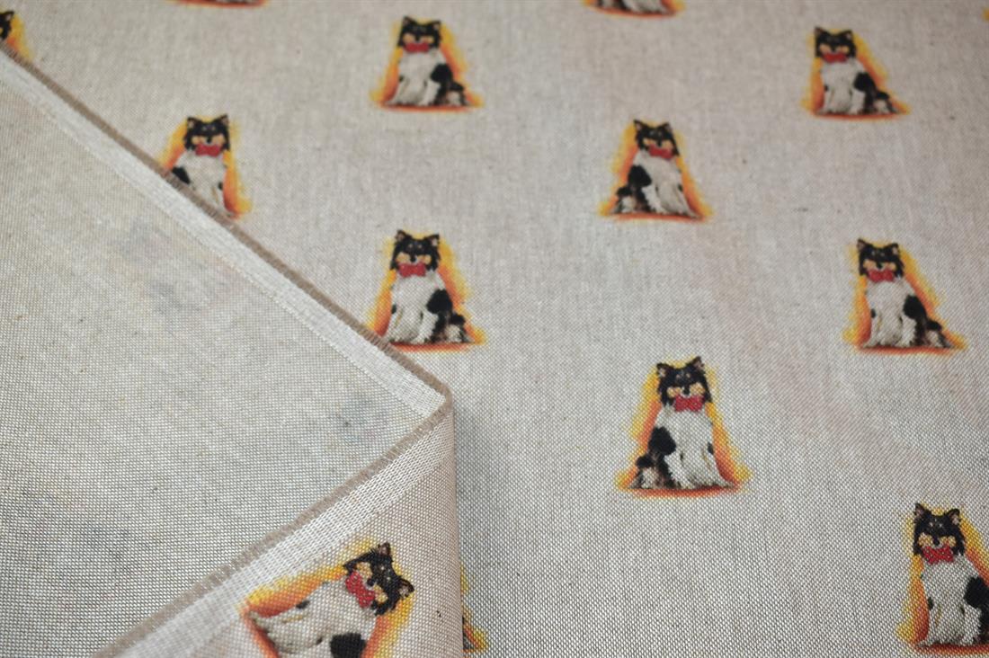 Natural Printed Digital Canvas Fabric