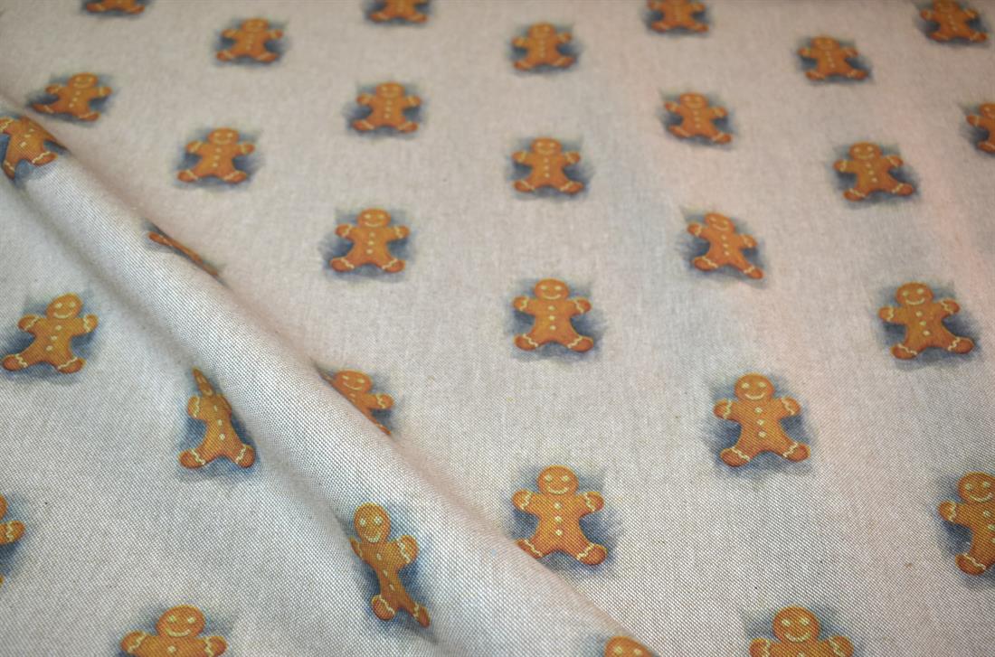 Natural Printed Digital Canvas Fabric