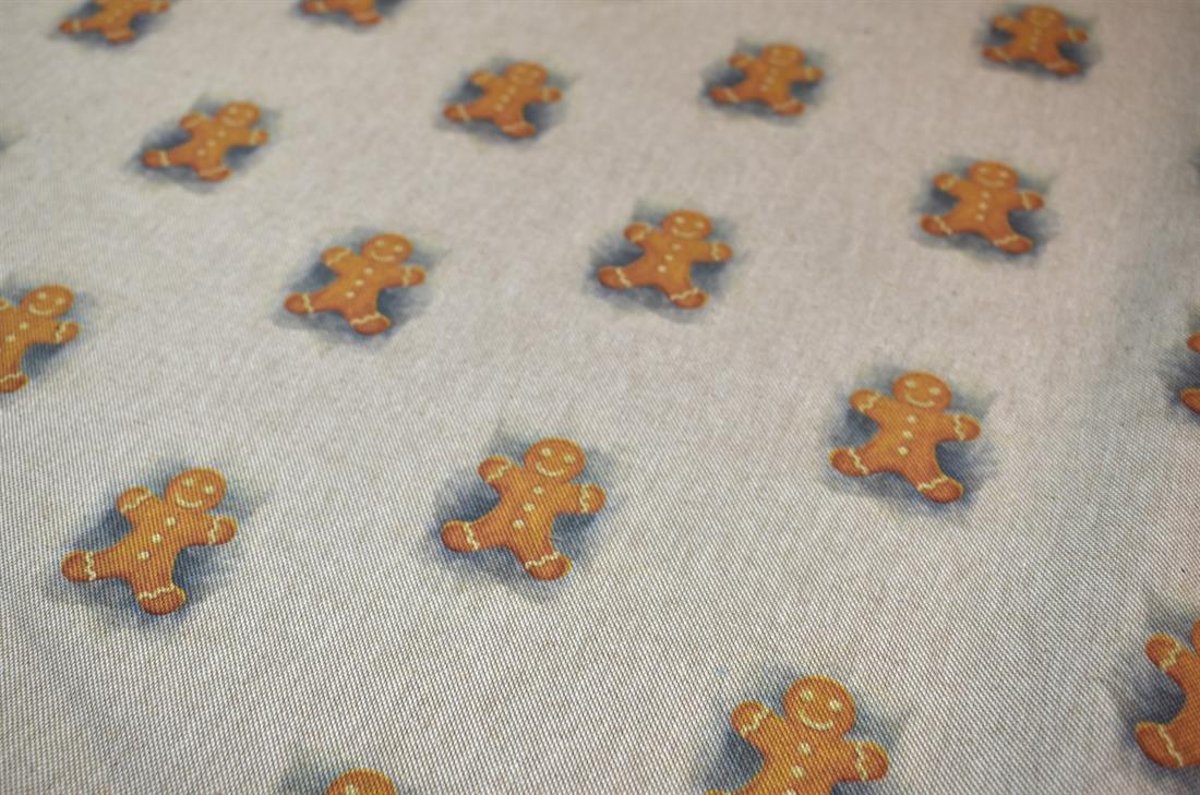 Natural Printed Digital Canvas Fabric