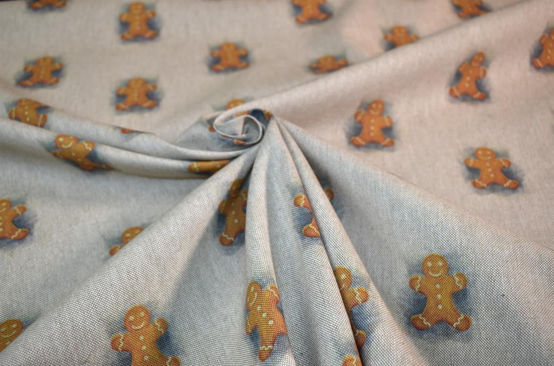 Natural Printed Digital Canvas Fabric