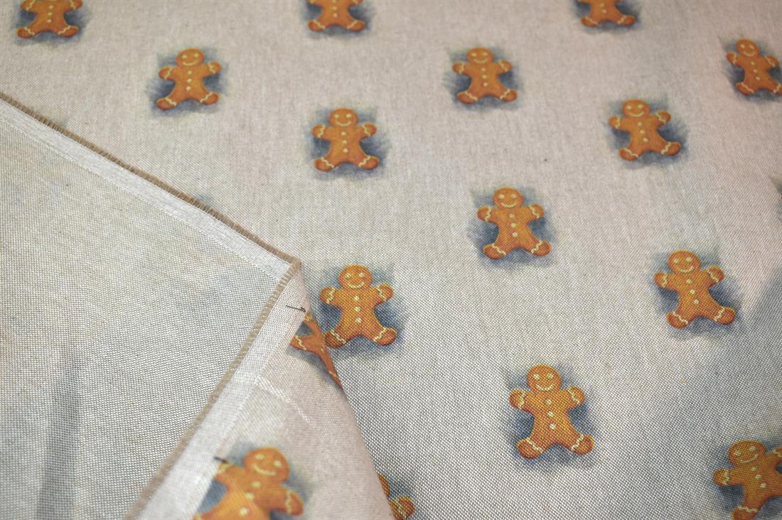 Natural Printed Digital Canvas Fabric