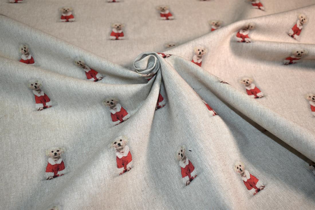 Natural Printed Digital Canvas Fabric