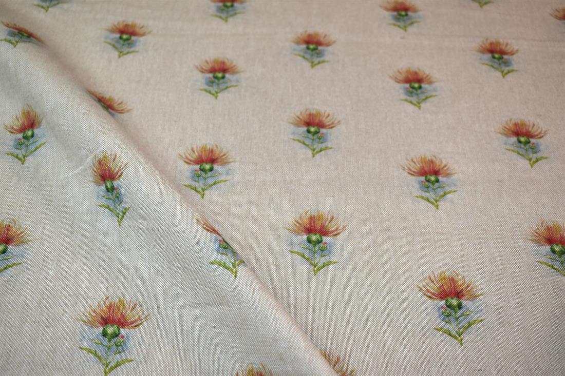 Natural Printed Digital Canvas Fabric
