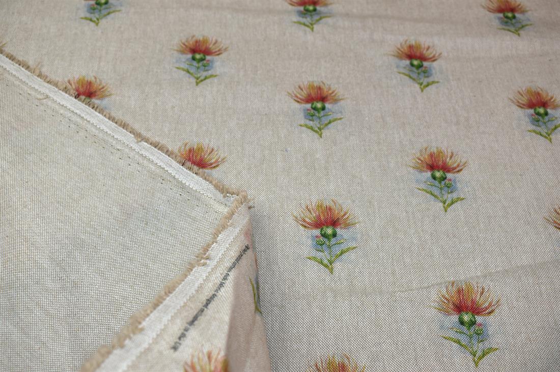 Natural Printed Digital Canvas Fabric