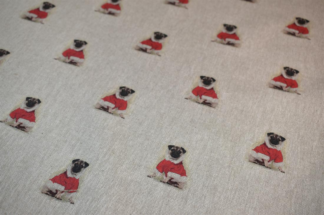 Natural Printed Digital Canvas Fabric