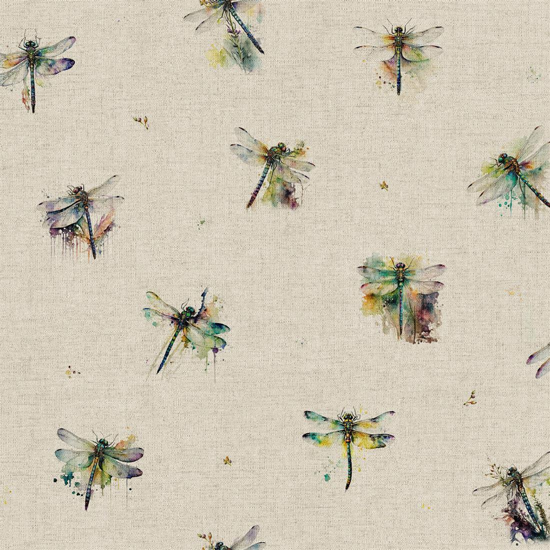 Natural Dragonflies All Over Printed Digital Canvas