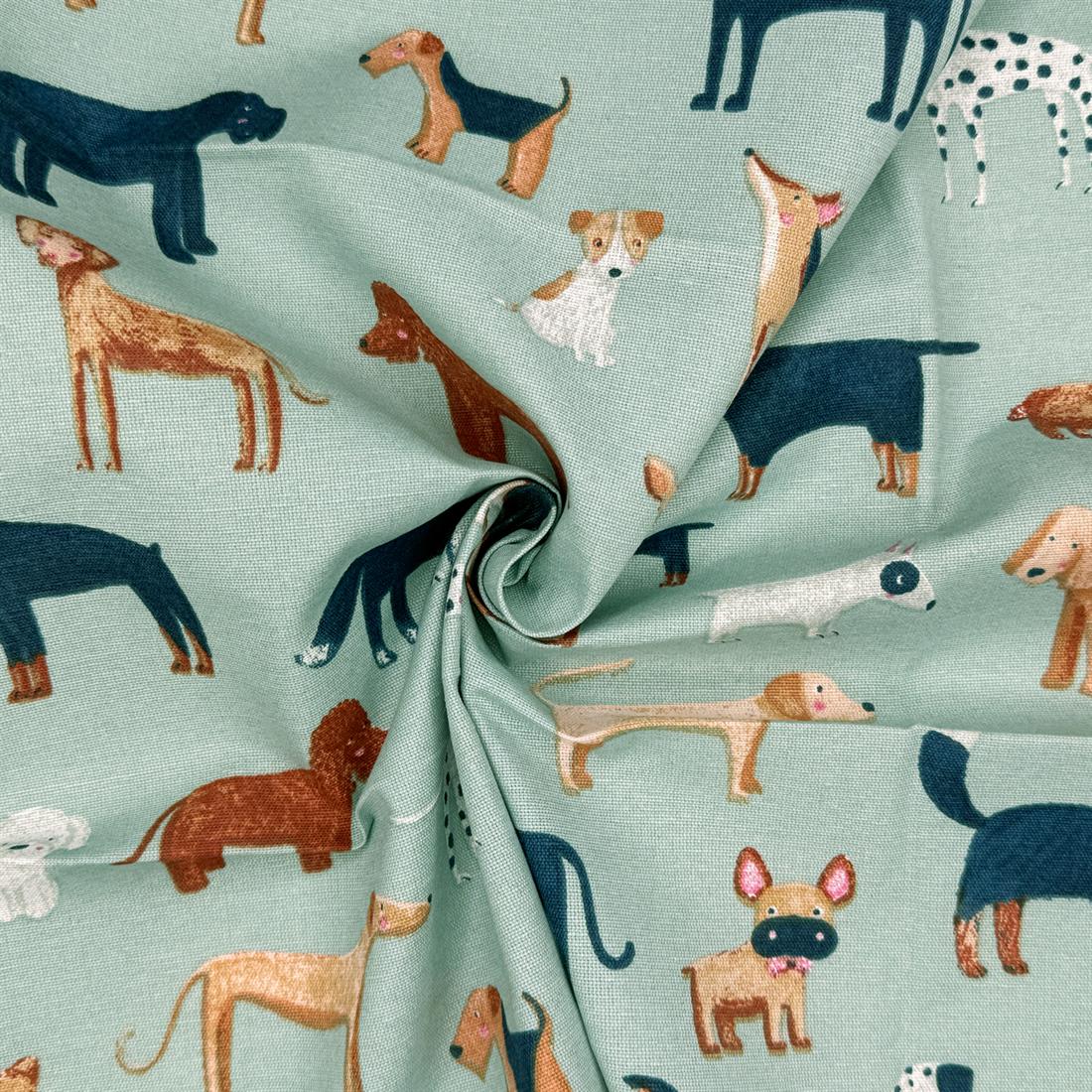 Woof Printed Digital Canvas Fabric