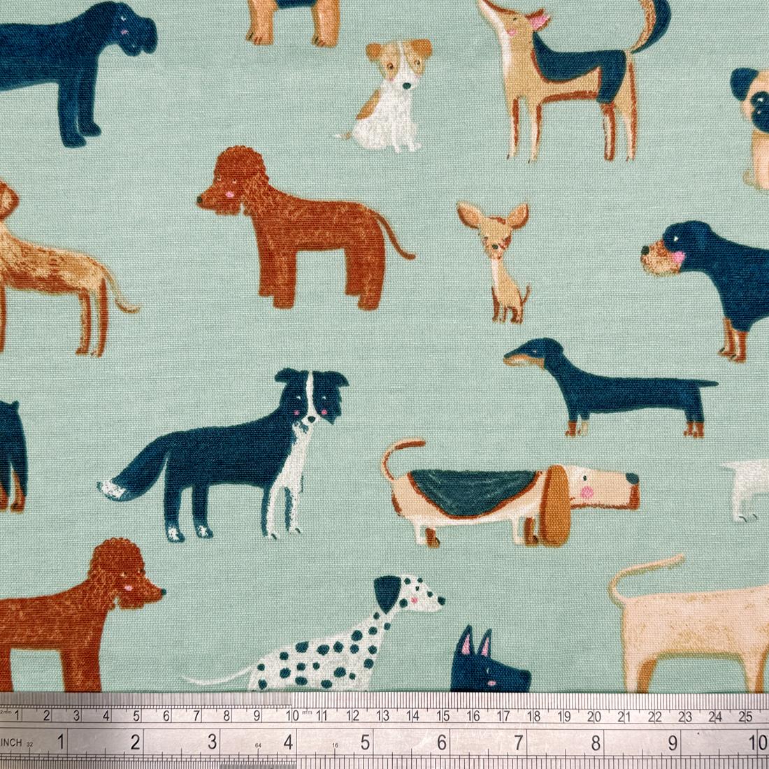 Woof Printed Digital Canvas Fabric
