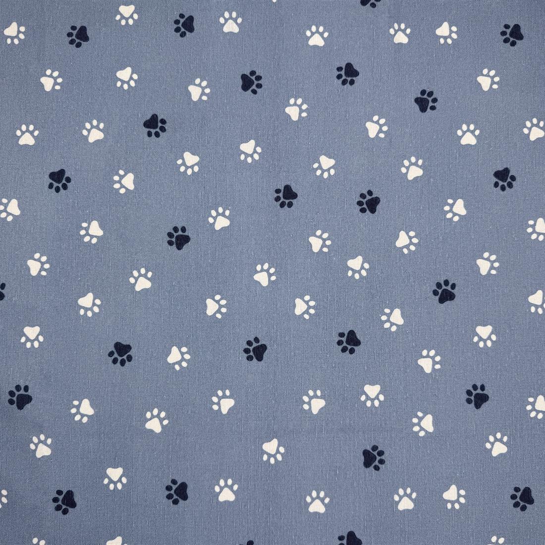 Paw Printed Digital Canvas Fabric