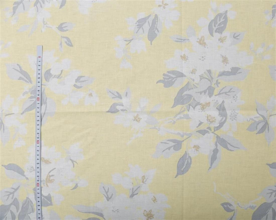 Sunshine Laura Ashley Apple Blossom Printed Canvas Fabric