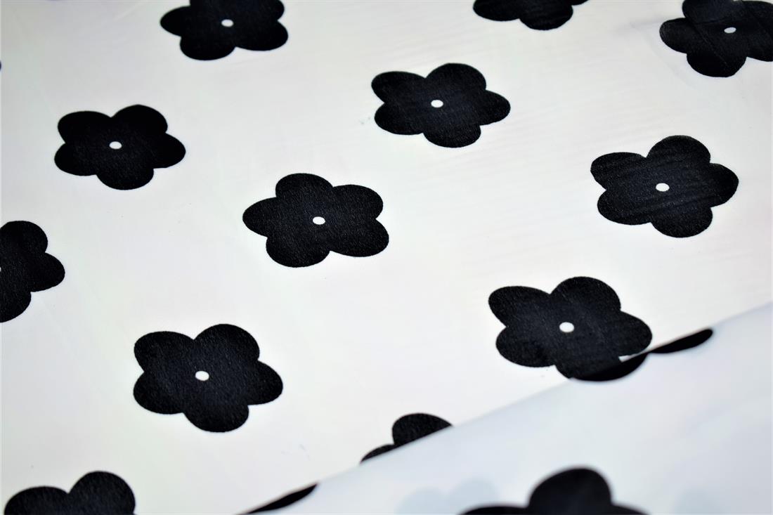Baby Pink Quality Printed Chiffon, Flower Print