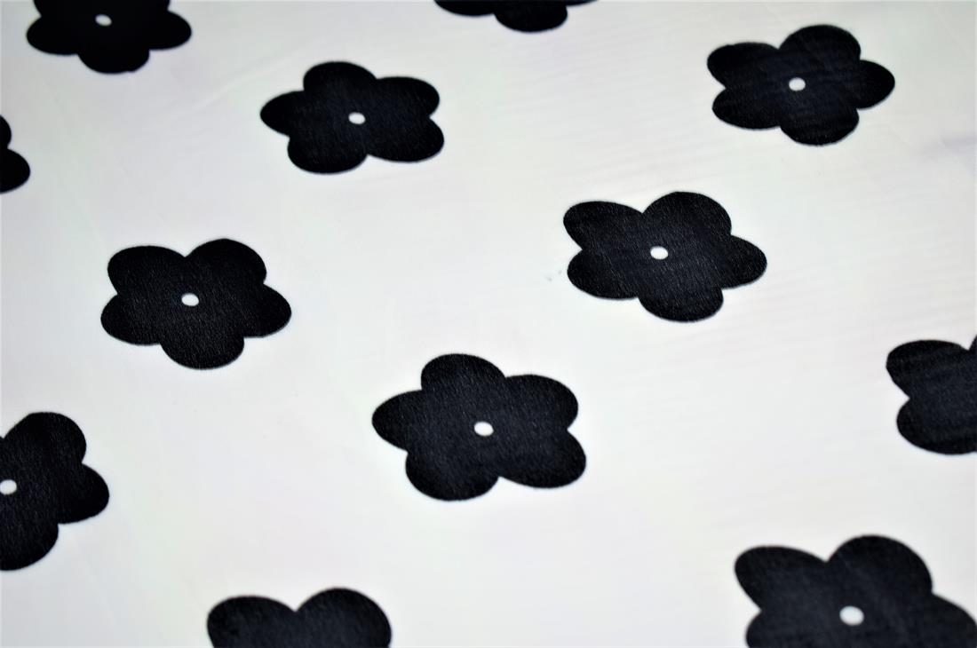 Baby Pink Quality Printed Chiffon, Flower Print