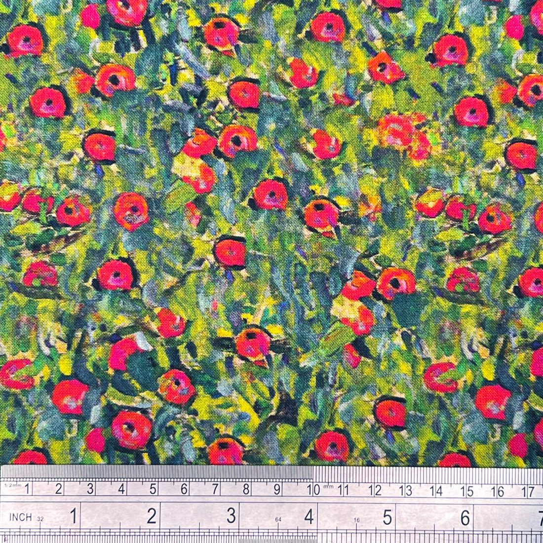 Klimt's Apples --Printed 100% Cotton Fabric
