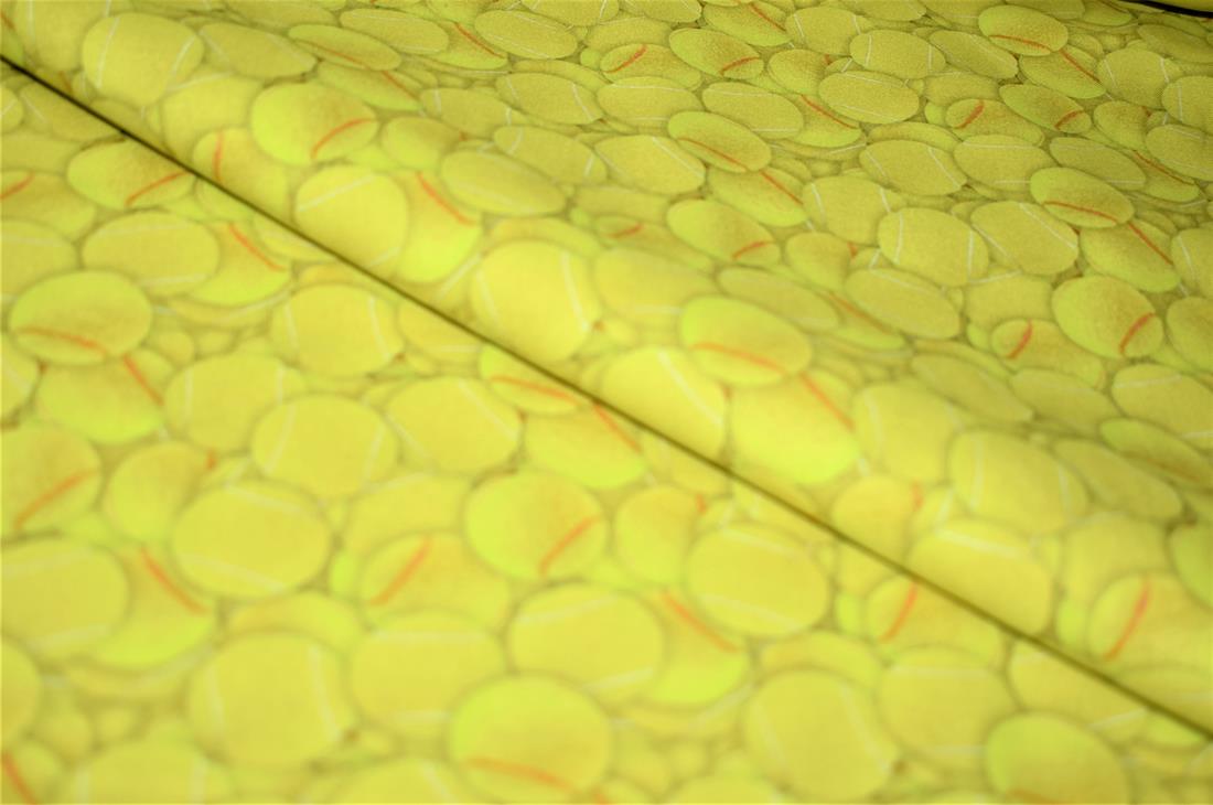 Green Tennis Balls - CC400 Crafty Cotton Fabric